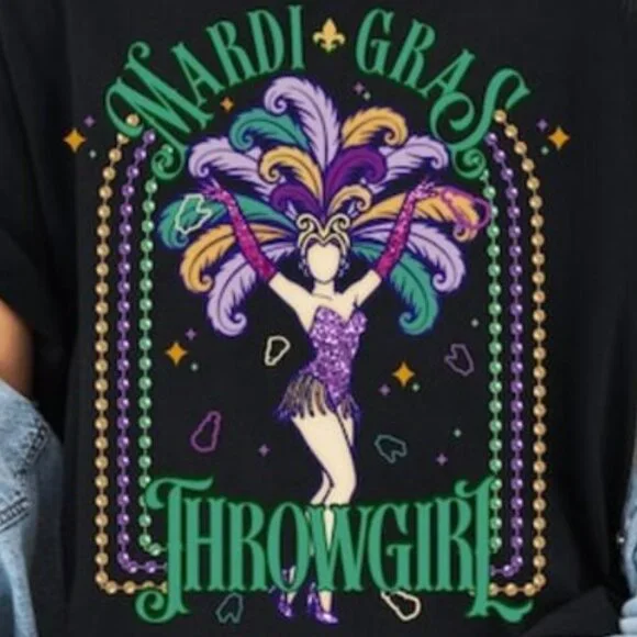Fat Tuesday Festival Shirt, Graphics Unisex Tee - Picture 2 of 3